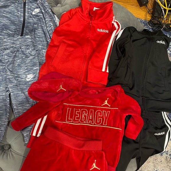 Boys matching sets, Nike, Adidas and Jordan!
